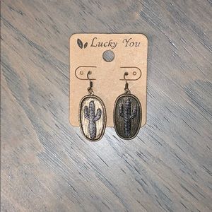 NEW cactus drop earrings